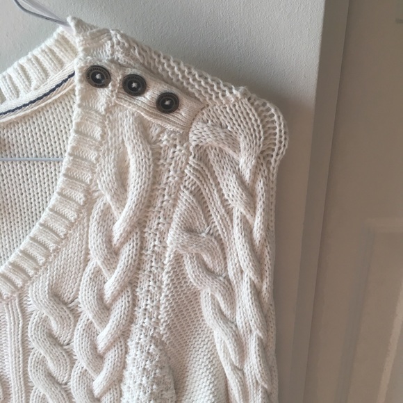 Cable Knit Sweater with Button Accents! - Picture 1 of 4